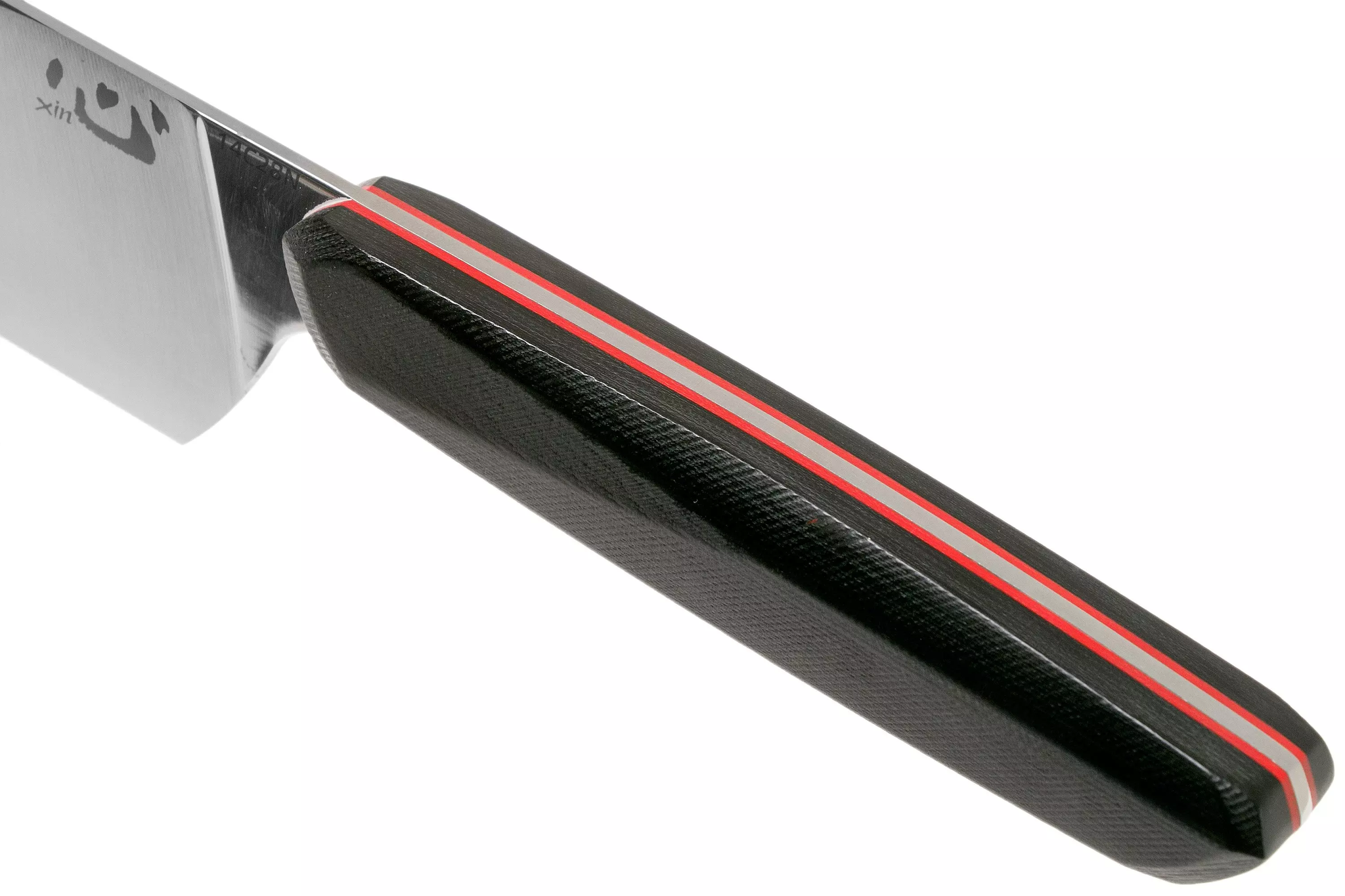 Нож кухонный Xin Cutlery Chef XC124 215мм, сталь Sandvik 14C28N, рукоять черно-красная G10 - фото 6