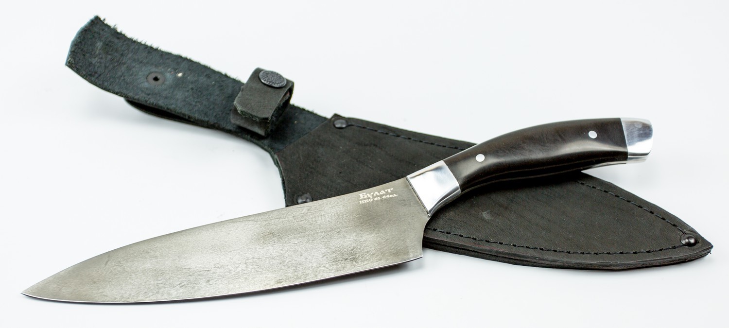 Нож Кулинар большой, булатная сталь - фото 5