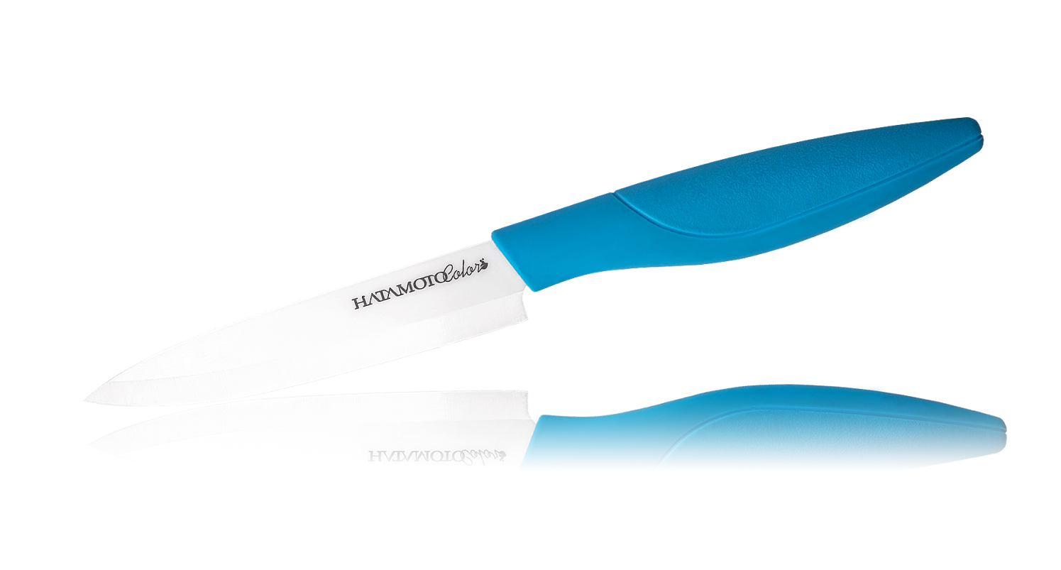 Керамический нож Hatamoto Home, 110мм, синий