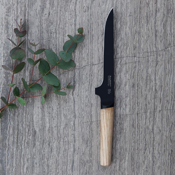 Нож для выемки костей Ron 150 мм, BergHOFF, 3900016, сталь X30Cr13, дерево, коричневый - фото 4