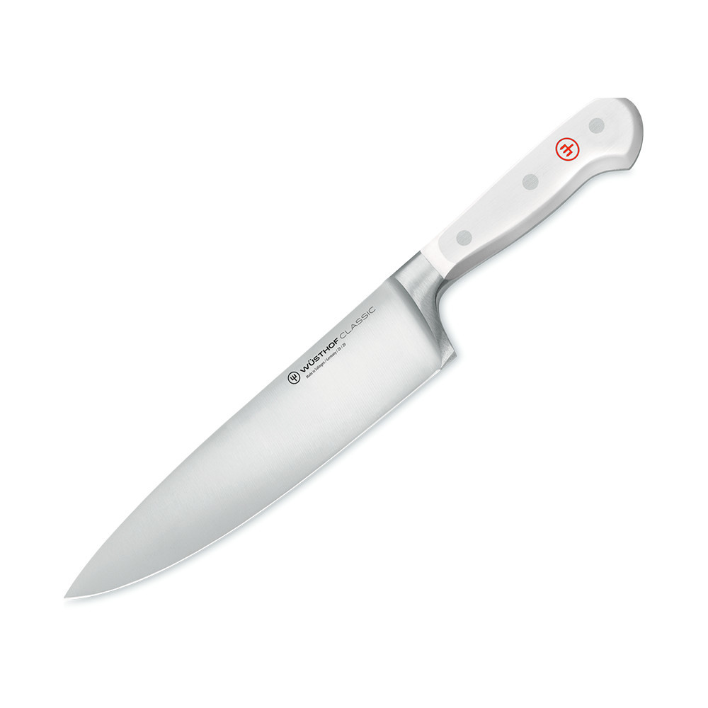 фото Профессиональный поварской кухонный нож «шеф» white classic, 200 мм wuesthof