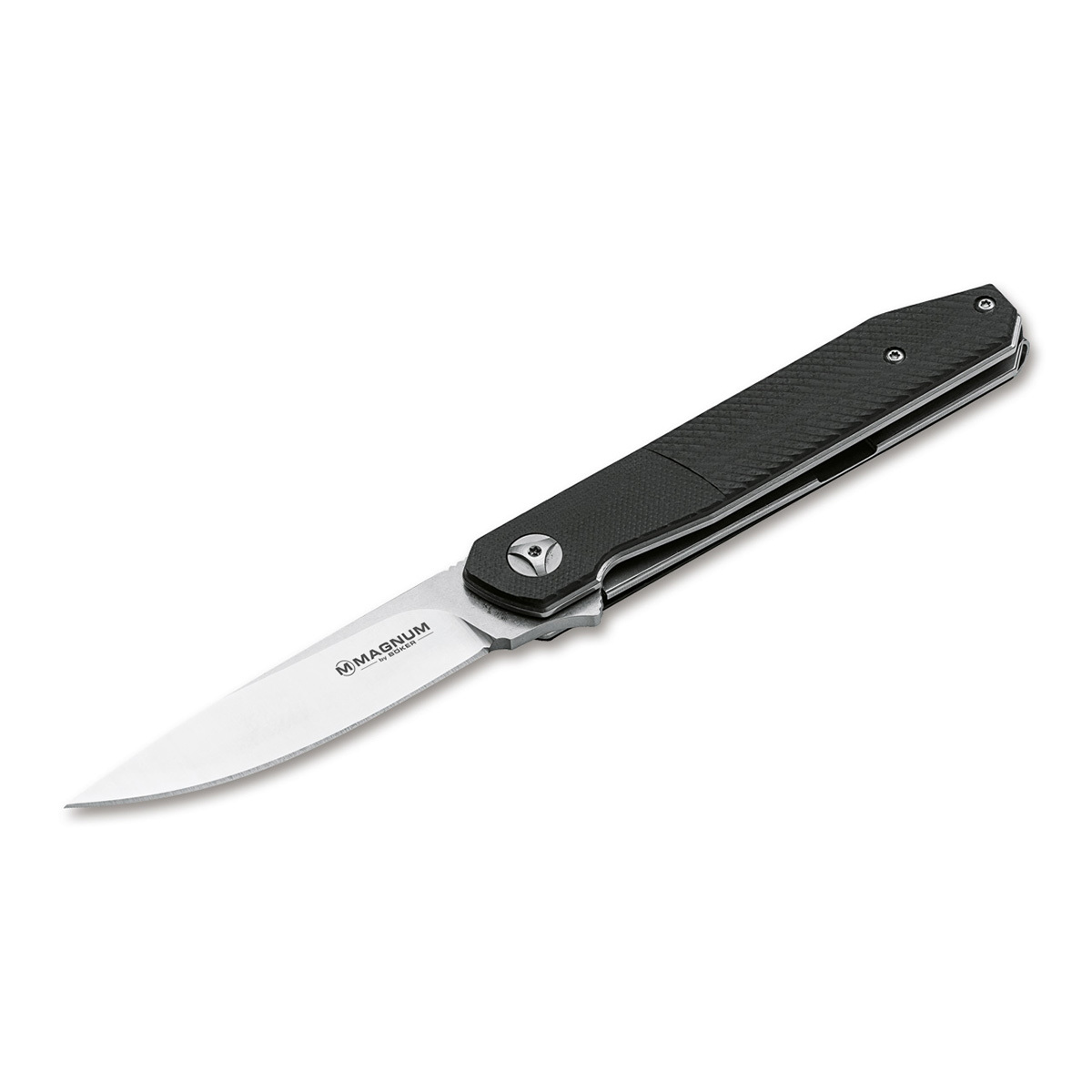 Складной нож Boker Chiisai, черная рукоять G10, сталь 440A складной нож boker kwaiken stubby titanium сталь cpm s35vn рукоять титановый сплав