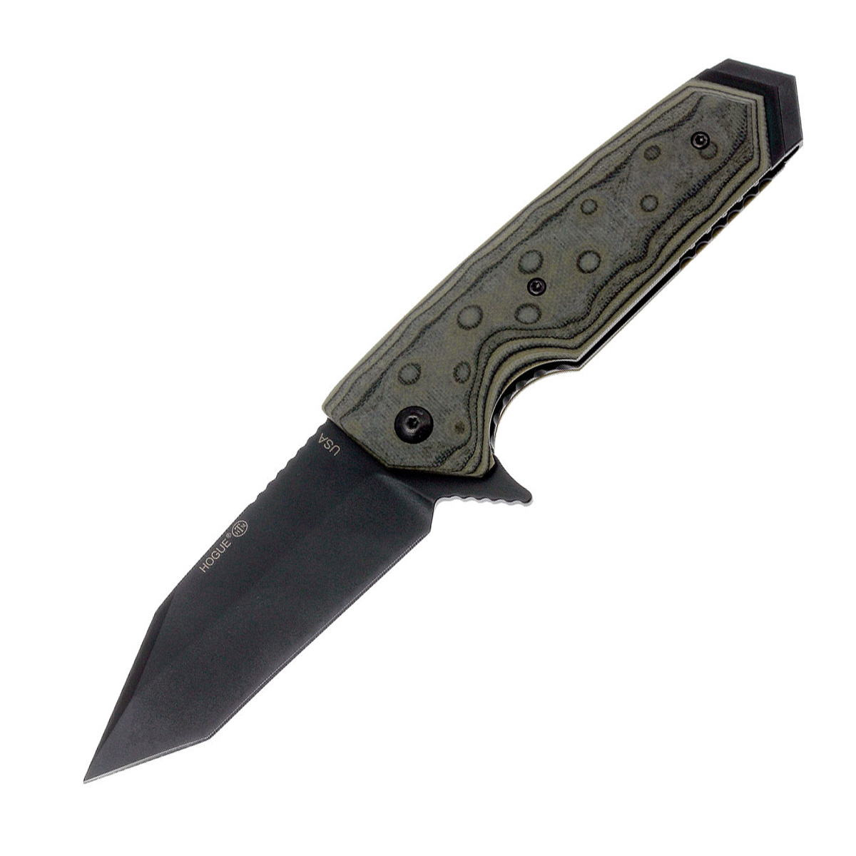 Нож складной Hogue EX-02 Tanto, сталь 154CM, рукоять стеклотекстолит G-Mascus®, коричневый