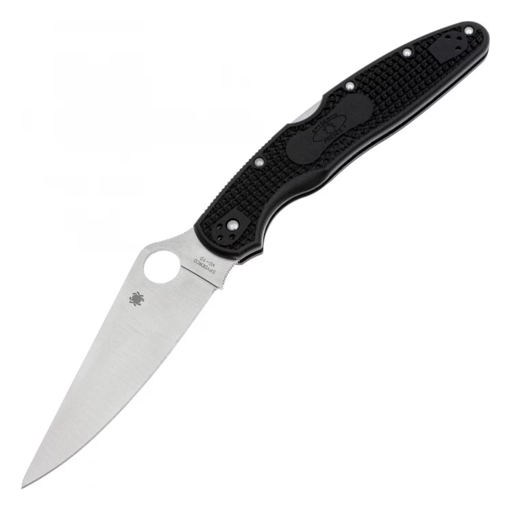 Складной нож Spyderco Police 4 LTW сталь VG-10, рукоять Black FRN черный