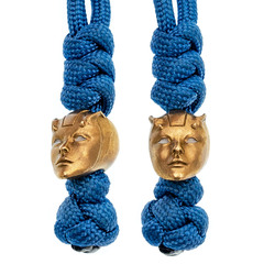 Фото Бусина с темляком Киборг, латунь