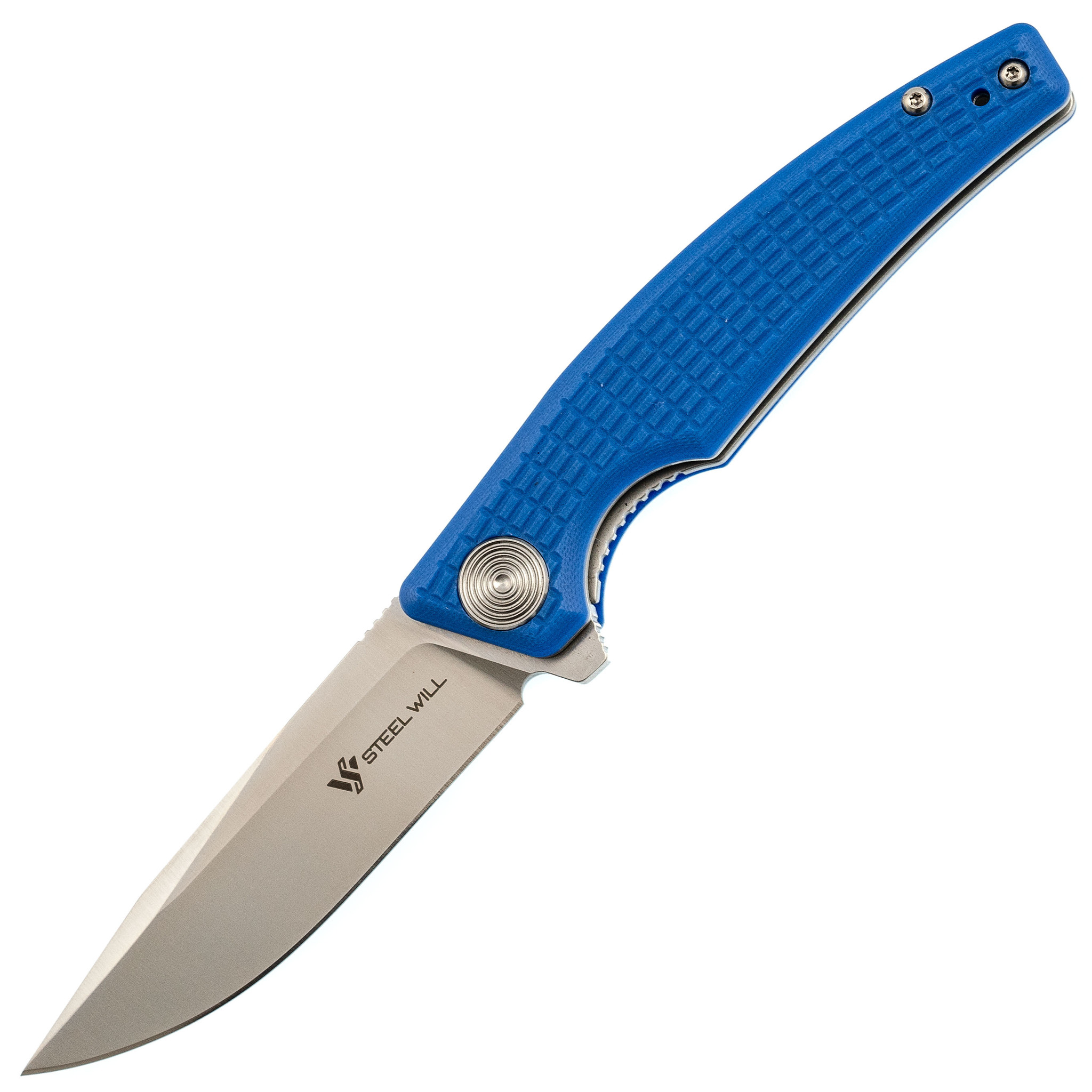 Складной нож Steel Will F61-11 Shaula, сталь D2, рукоять G10, синий складной нож cutjack mini steel will c22m 1bk сталь d2