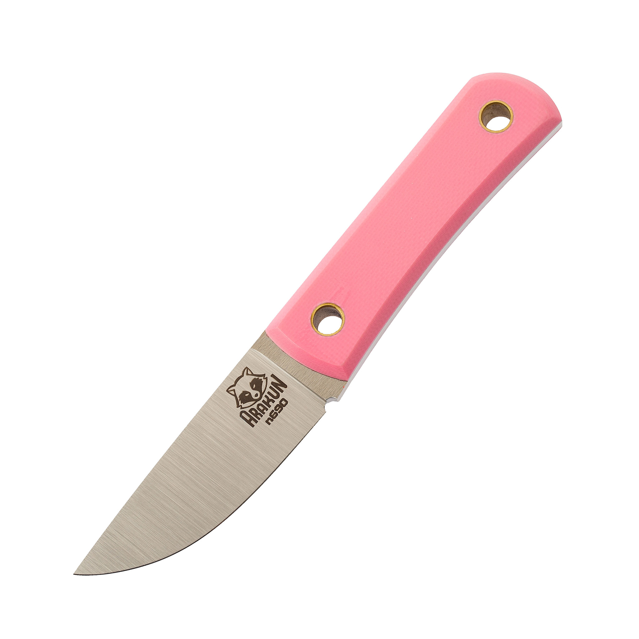 Нож Колибри, сталь N690, рукоять G10 розовая