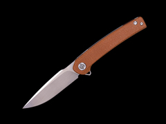 Фото Складной нож Dr.Tech W3613MO, сталь D2, рукоять микарта, оранжевый