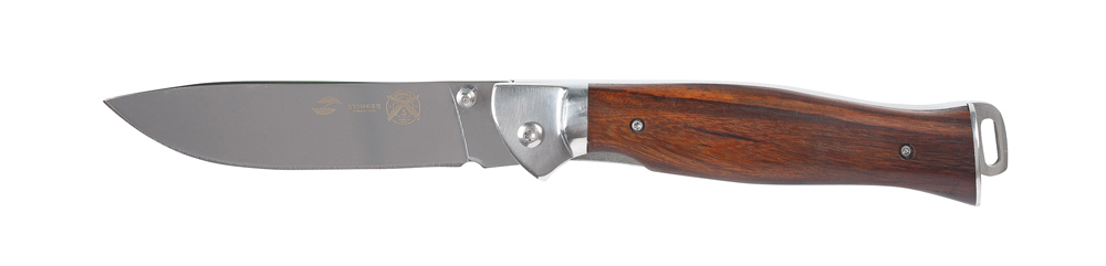 фото Нож складной stinger fk-9903, сталь 3cr13, рукоять древесина красного дерева