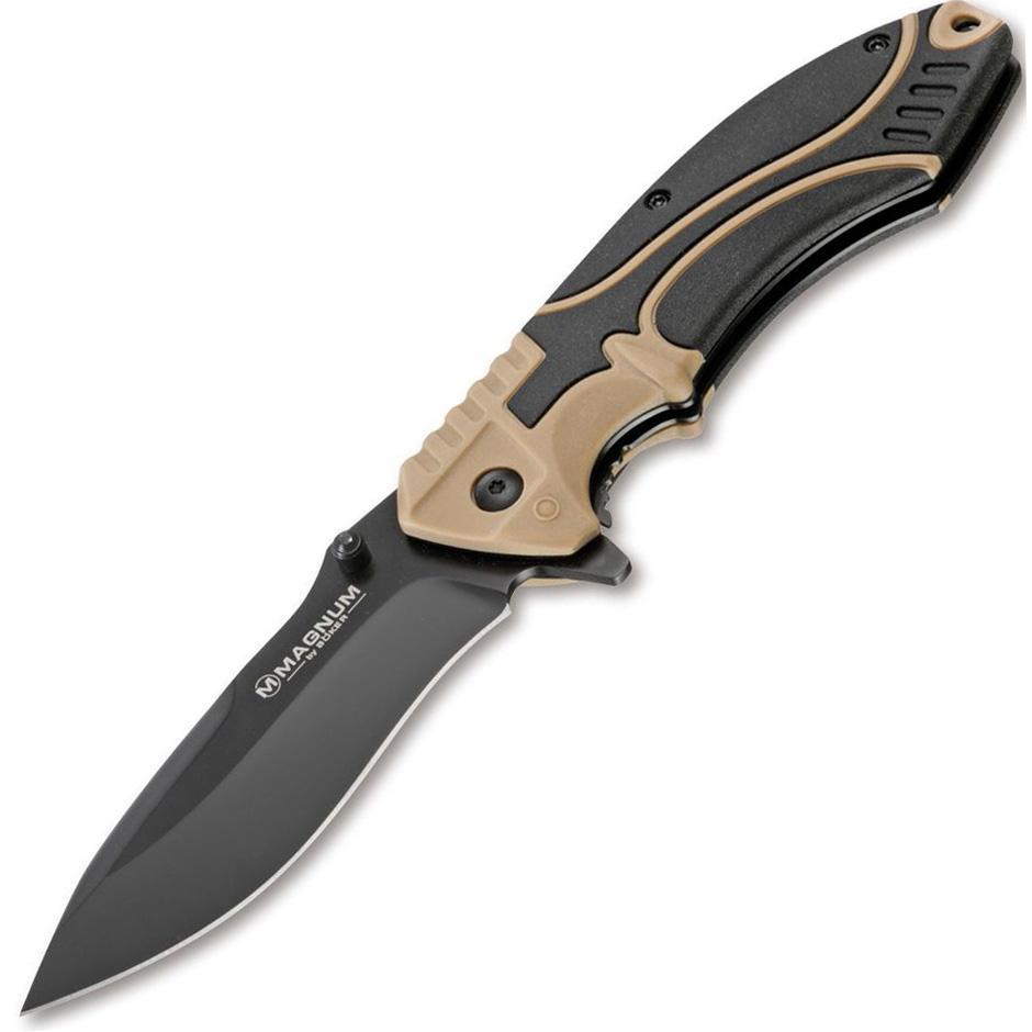 Складной нож Boker Magnum Advance Pro, сталь 440C, рукоять термопластик GRN нож бабочка мастер к лезвие 7 см рукоять с волнами под углом 9 см
