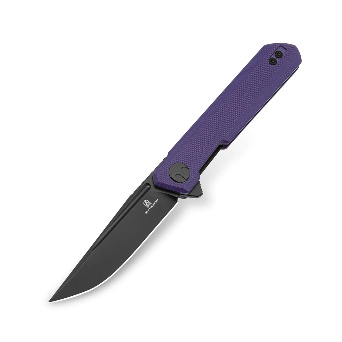 Складной нож Bestech Knives Mini Dundee, сталь D2, рукоять G10, фиолетовый