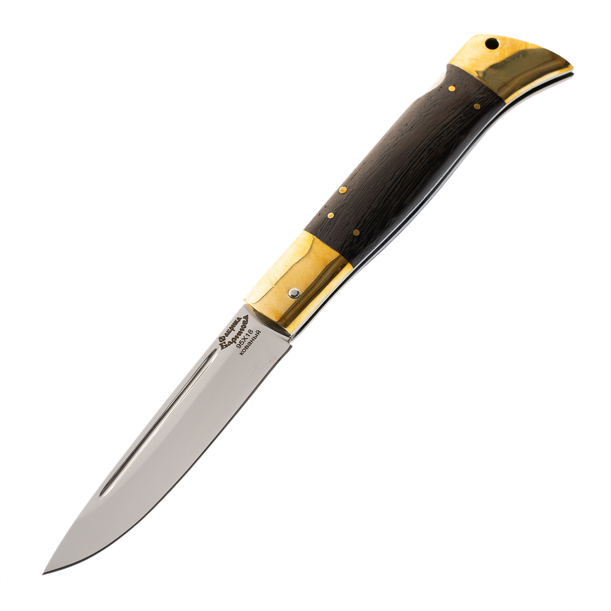 Складной нож Стрелец, сталь 95Х18, венге