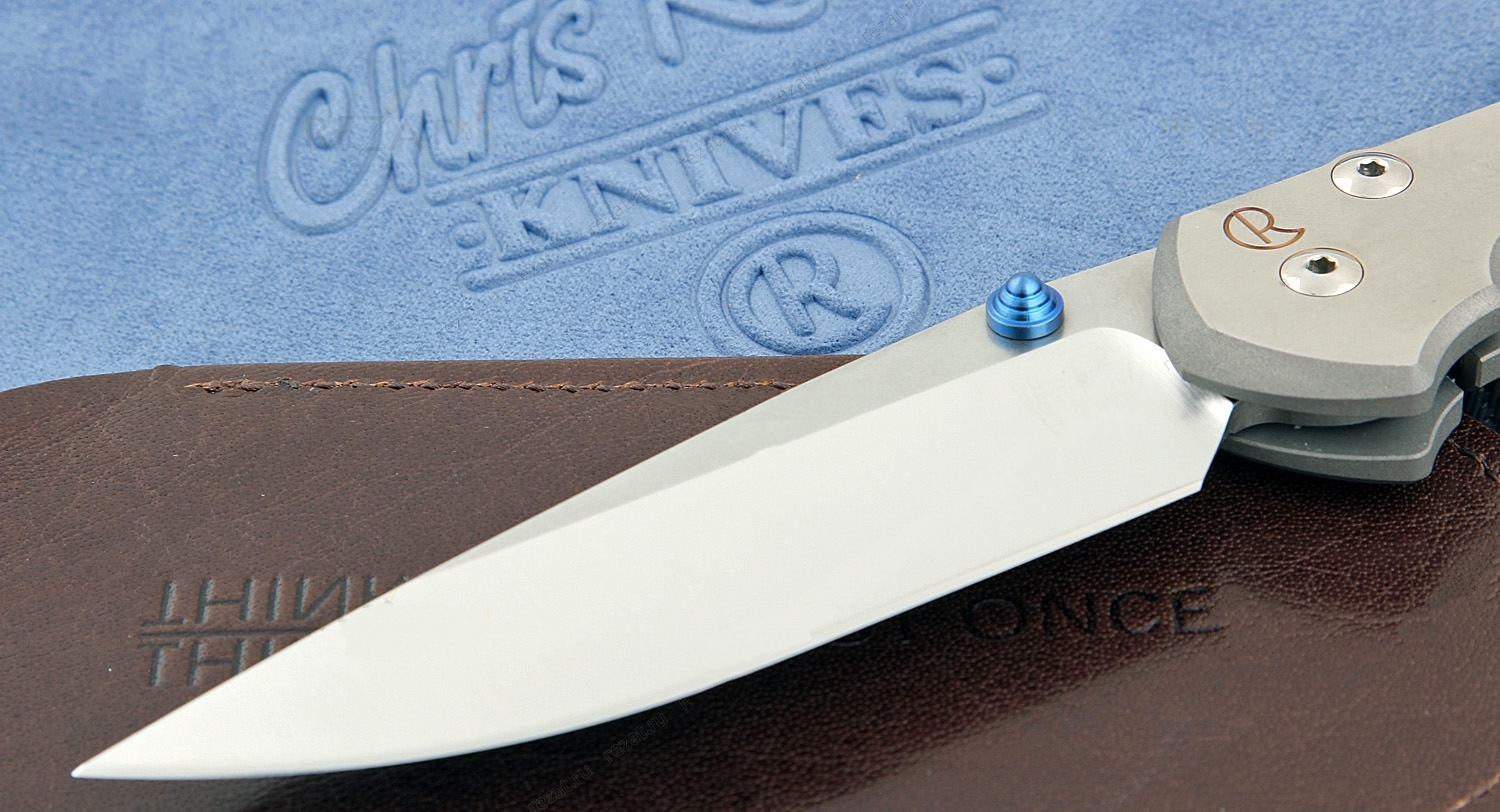 Нож складной Chris Reeve Large Sebenza 21 Unique Graphics Ametyst Cabochon, сталь CPM-S35VN, рукоять титан от Ножиков