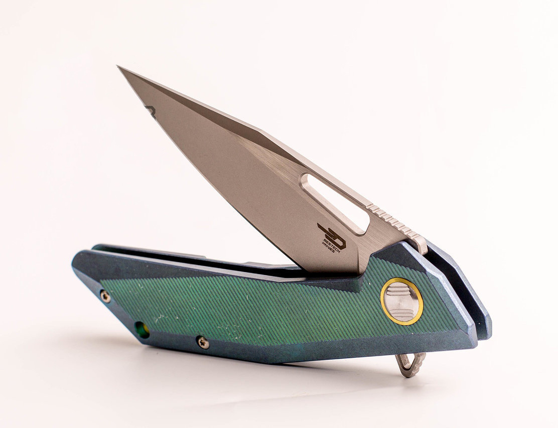 Складной нож Bestech Shrapnel BT1802B, сталь CPM-S35VN, рукоять титан - фото 6
