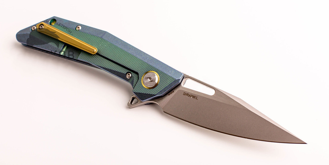 Складной нож Bestech Shrapnel BT1802B, сталь CPM-S35VN, рукоять титан - фото 7