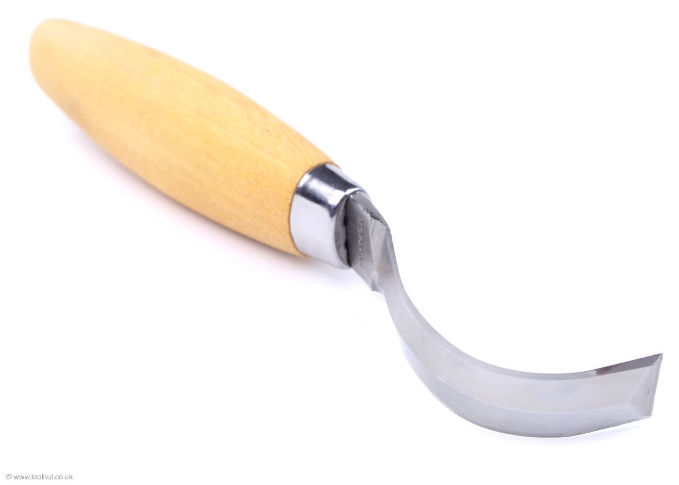 фото Нож morakniv hook knife 163 double edge ложкорез, сталь sandvik 12c27, рукоять береза