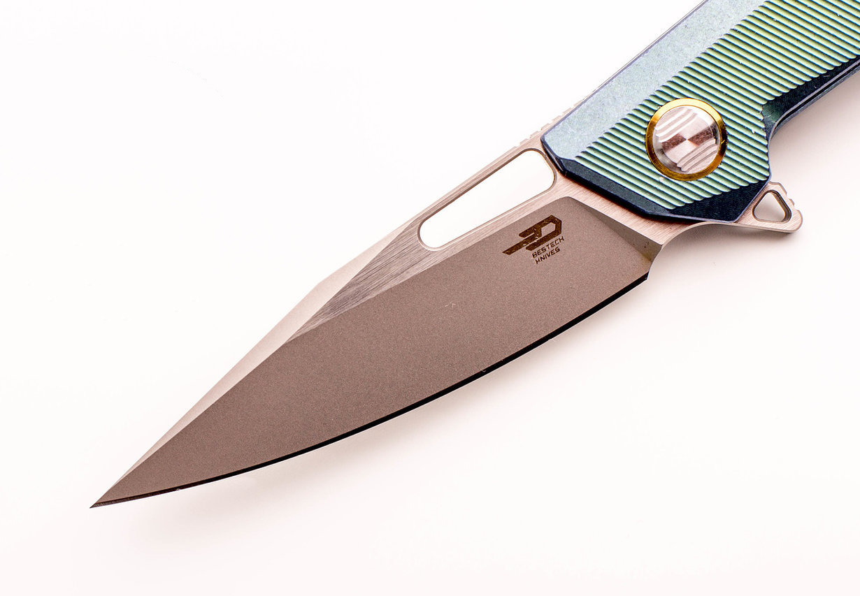 Складной нож Bestech Shrapnel BT1802B, сталь CPM-S35VN, рукоять титан - фото 8