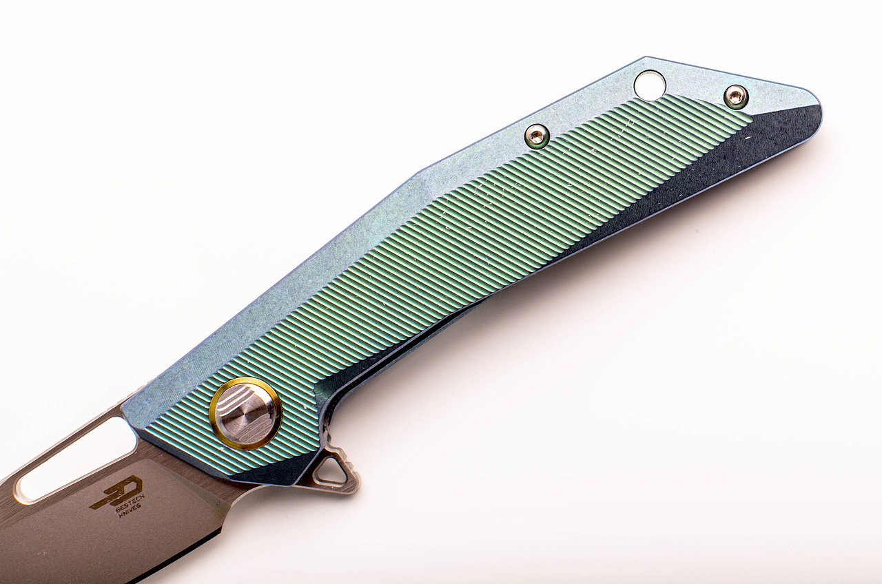 Складной нож Bestech Shrapnel BT1802B, сталь CPM-S35VN, рукоять титан - фото 9