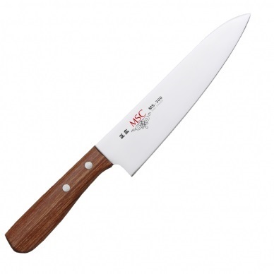 Нож кухонный Гюито 180мм, MBS-26, Pakkawood