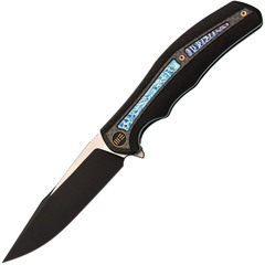 Фото Складной нож WE Knife Zonda, сталь CPM-20CV, рукоять титан/карбон