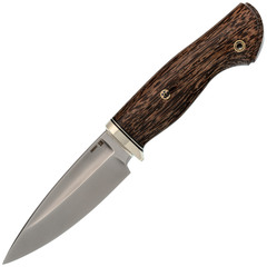 Фото Охотничий нож Ястреб, сталь N690, рукоять стабилизированная пальма