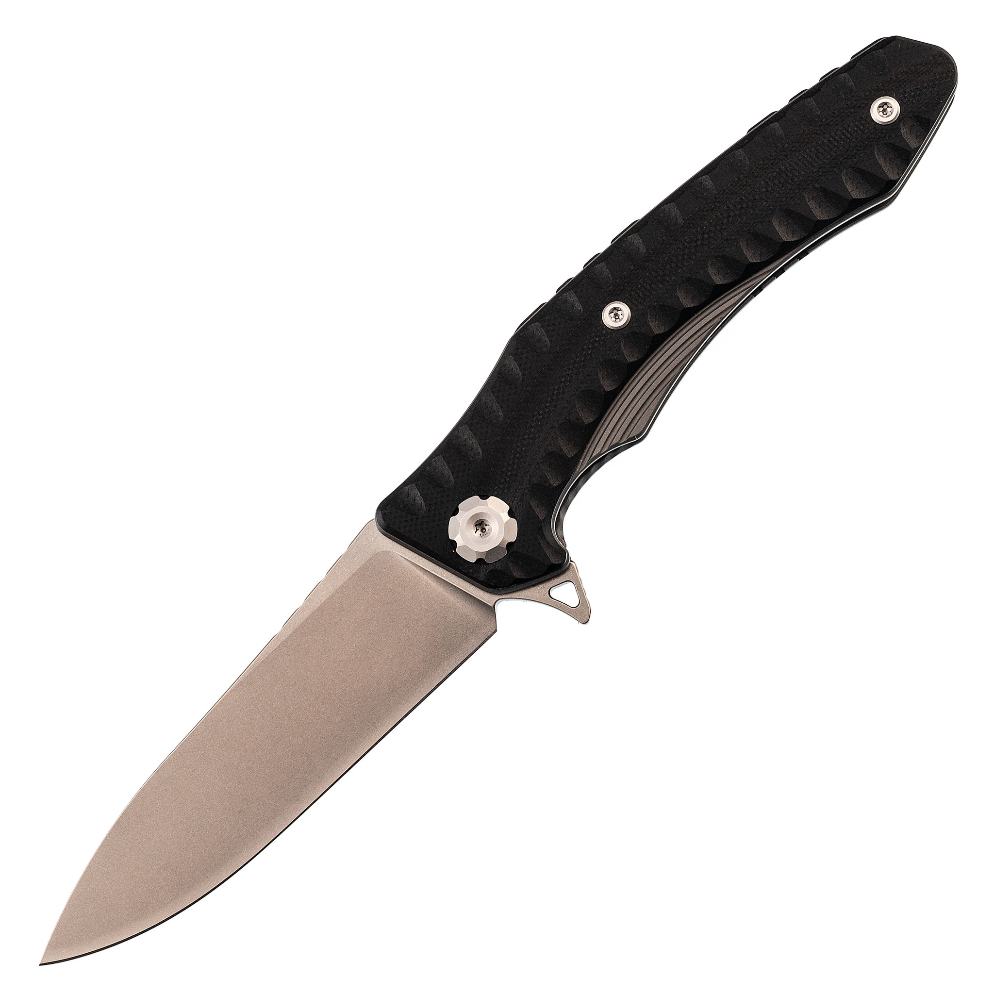 Складной нож Maxace Zealot Black, сталь K110, G10