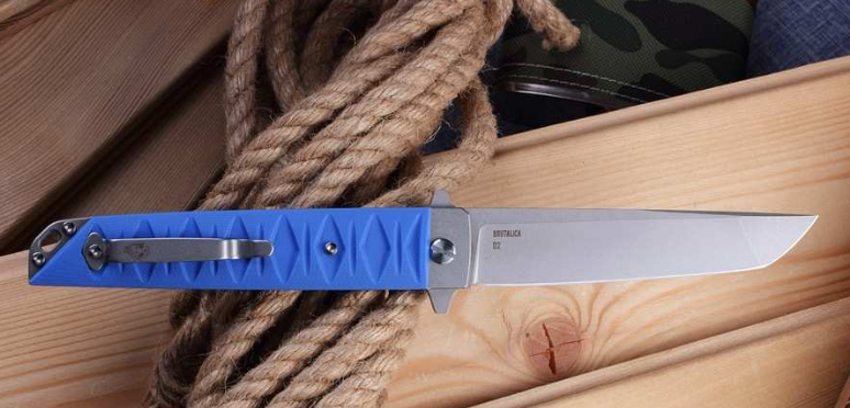фото Складной нож бадюк sw blue, сталь d2 mr.blade