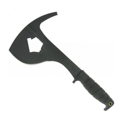 Фото Топор Ontario Spec Plus SP16 SPAX With FG/UC Camo Sheath, сталь 1095, рукоять кратон, black