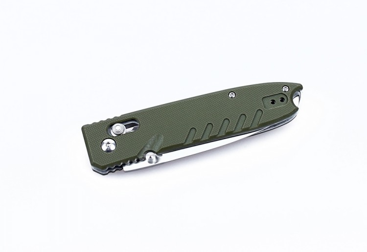 Нож складной Ganzo G746-1, зеленый - фото 3