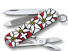 Фото Нож перочинный Victorinox Edelweiss 0.6203.840 58мм 7 функций дизайн рукояти Эдельвейс