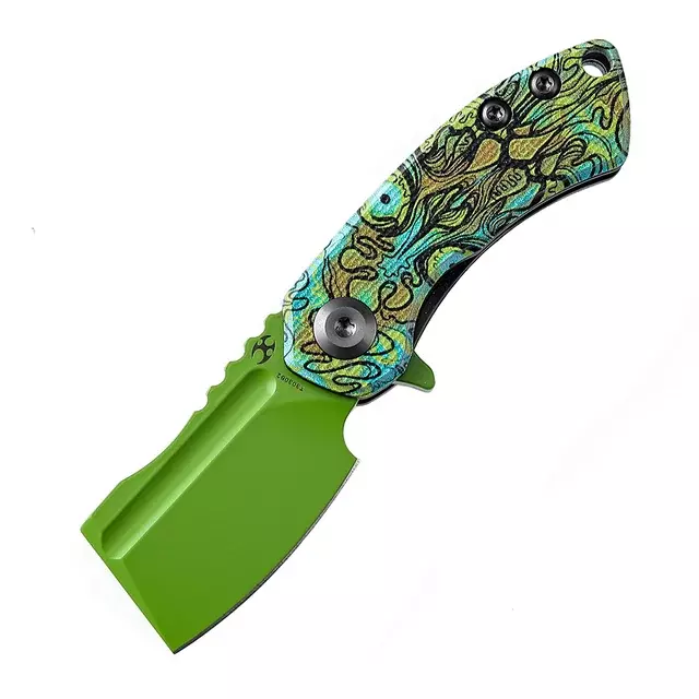 Складной нож Mini Korvid Kansept, сталь 154CM, рукоять G10, зеленый - фото 1