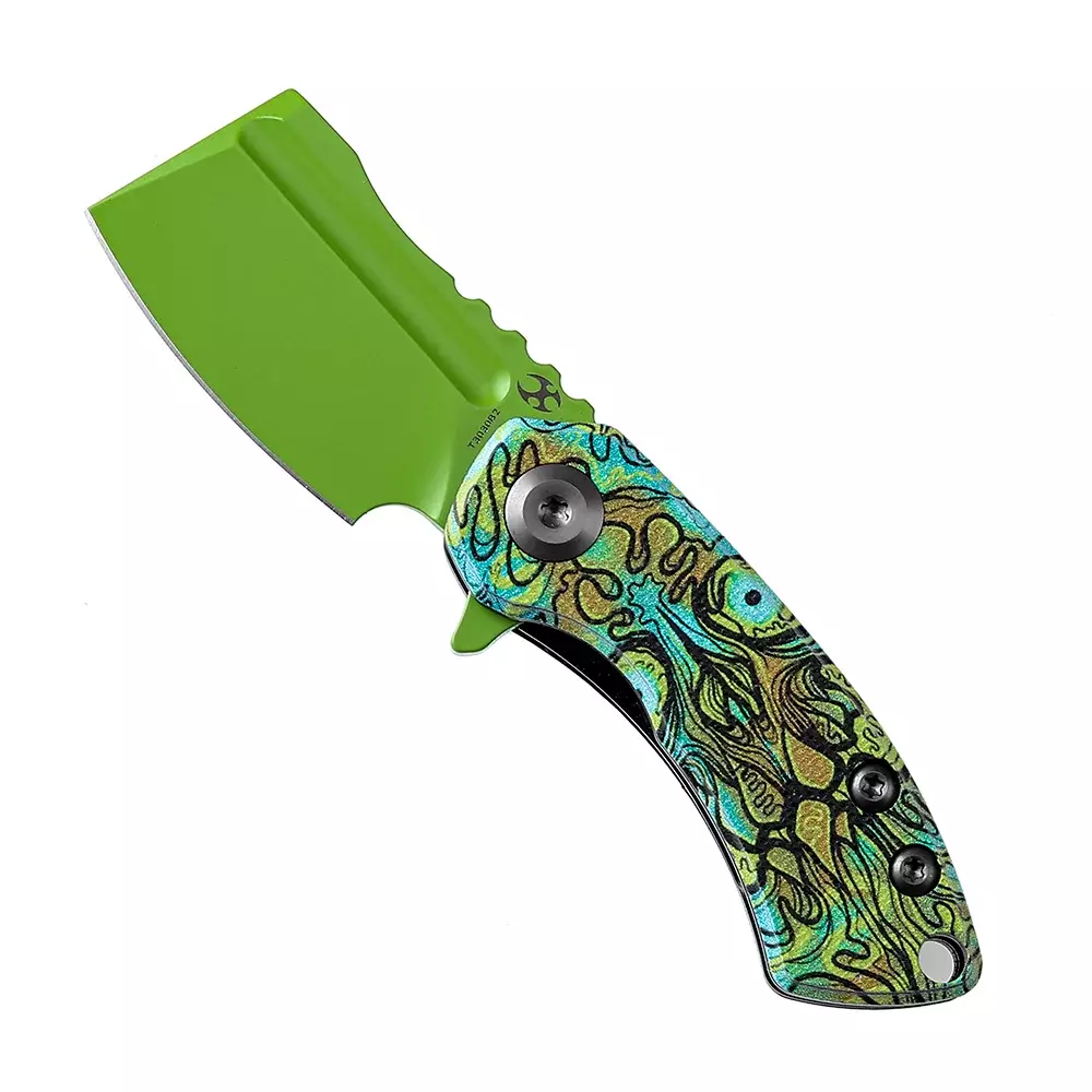 Складной нож Mini Korvid Kansept, сталь 154CM, рукоять G10, зеленый - фото 3