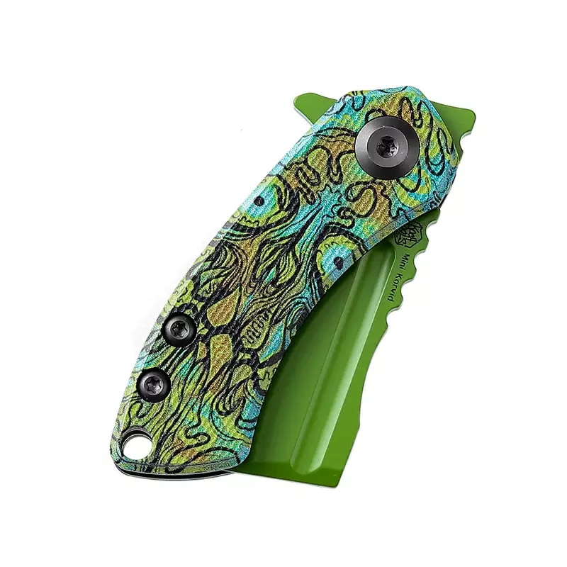 Складной нож Mini Korvid Kansept, сталь 154CM, рукоять G10, зеленый - фото 4
