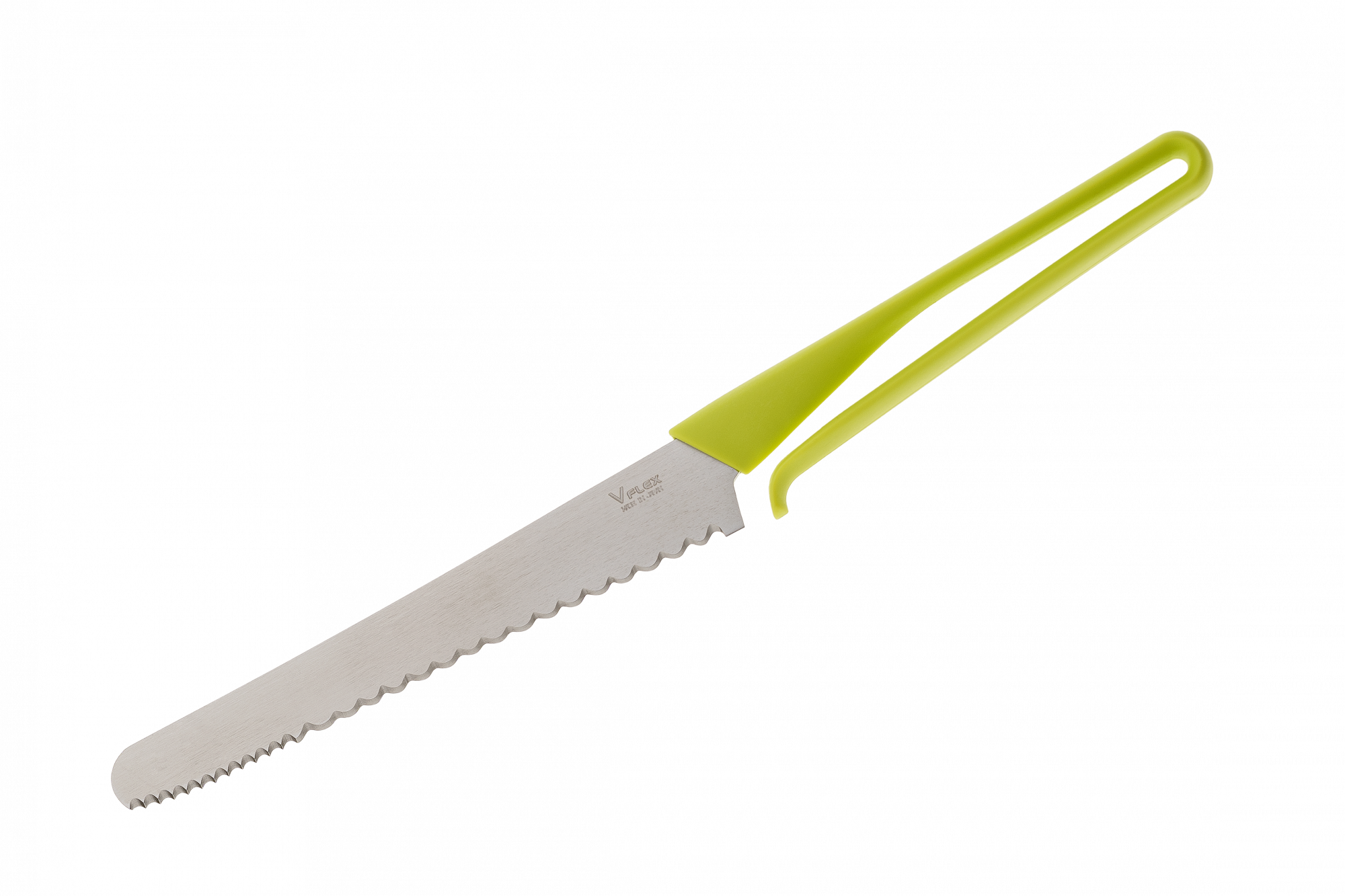 Нож кухонный для хлеба Shikisai V-Flex Kasumi 15 см, сталь 420J2 , рукоять полипропилен
