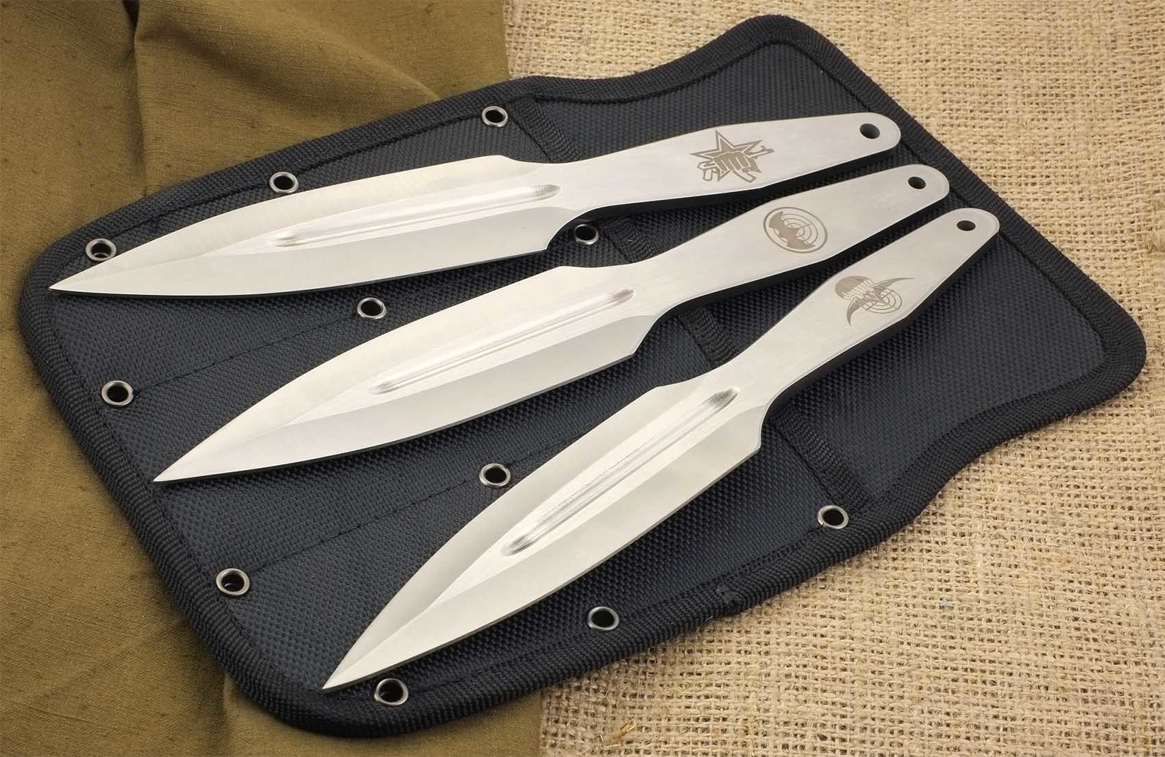 фото Набор из 3 метательных ножей мишень, m-134osn ножемир