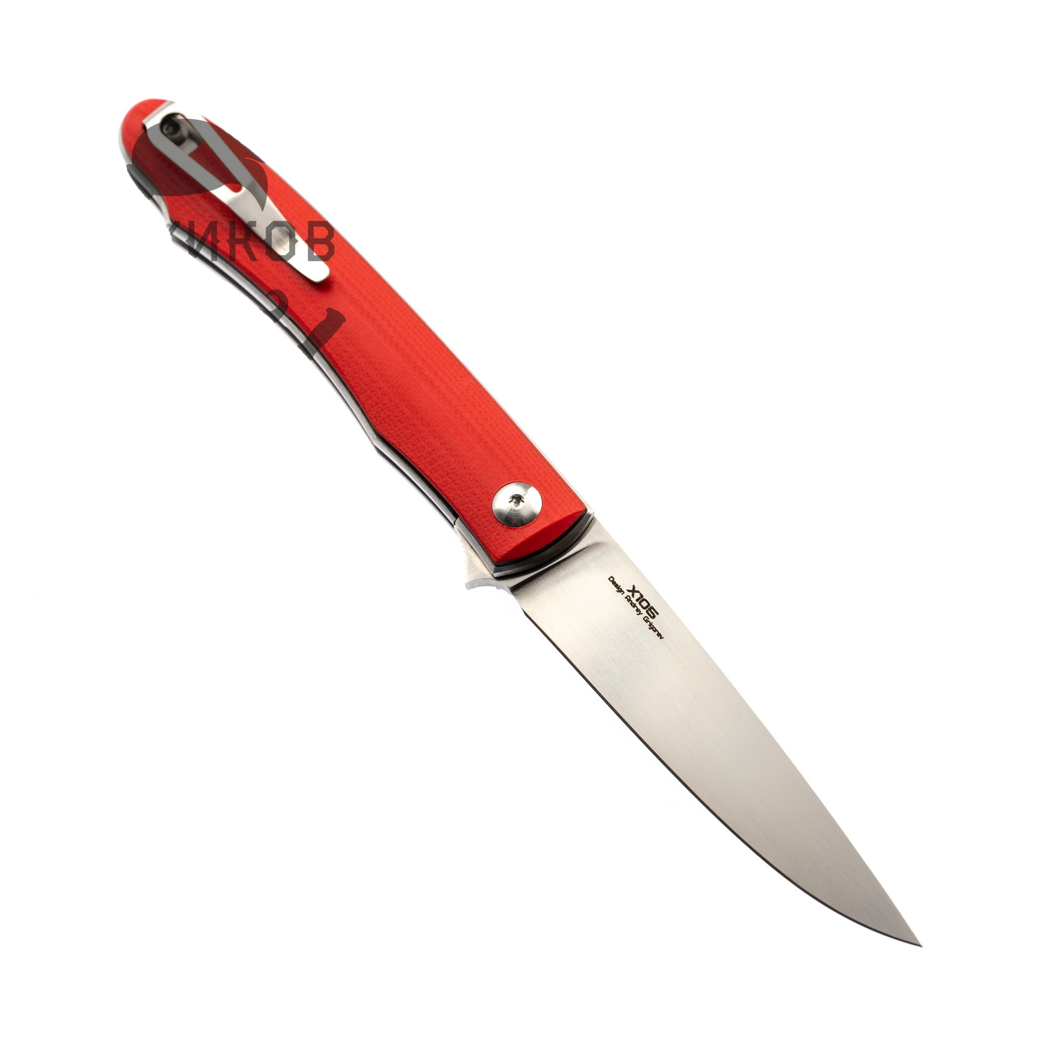 Складной нож Minimus, сталь X105 Satin, G10 Red - фото 3
