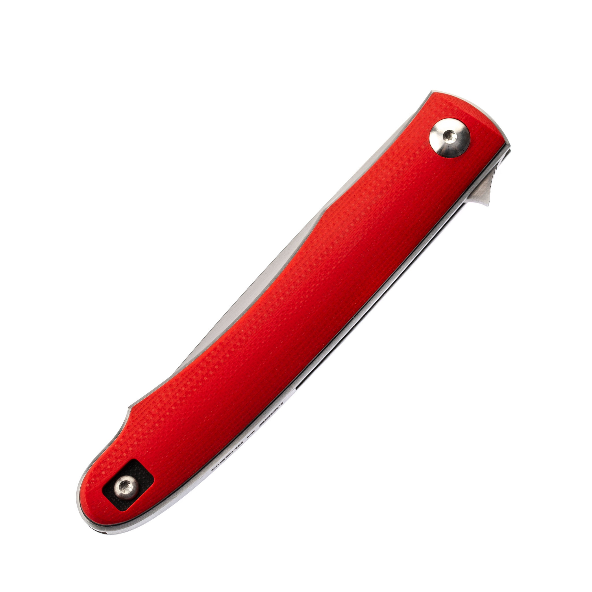 Складной нож Minimus, сталь X105 Satin, G10 Red - фото 4