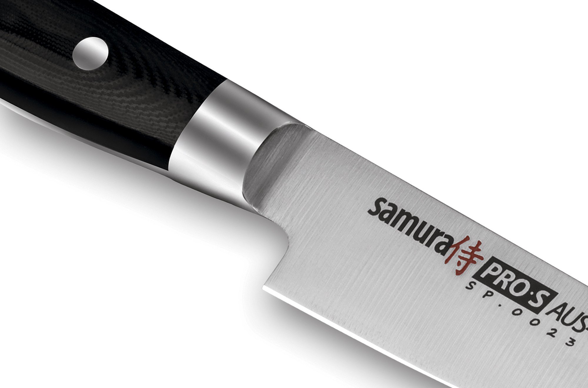 Нож кухонный Samura PRO-S универсальный - SP-0023, сталь AUS-8, рукоять G10, 145 мм - фото 4