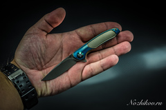 Фото Складной нож Bestech Knives BT1705A, сталь CPM-S35VN, рукоять титан