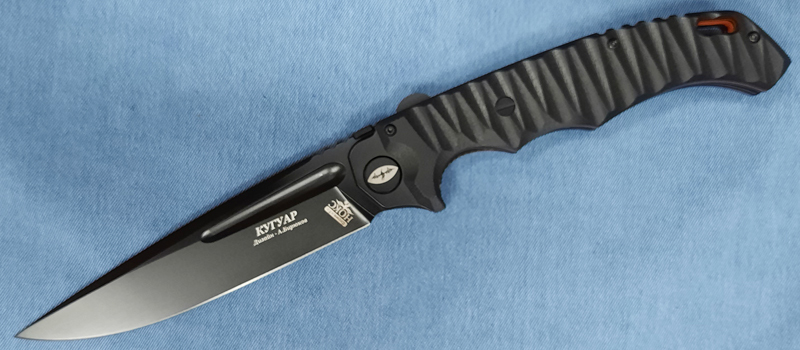 Складной нож НОКС Кугуар, сталь VG-10, рукоять G10 черный