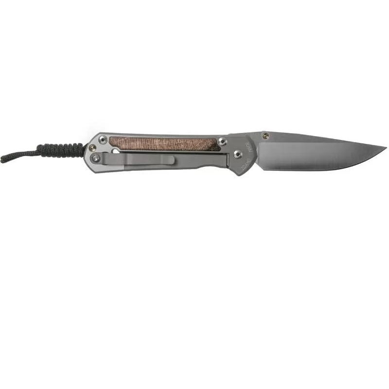Складной нож Chris Reeve Large Sebenza 21, сталь S35VN, рукоять титановый сплав со вставкой из дерева платан от Ножиков