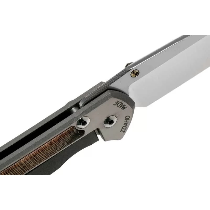 Складной нож Chris Reeve Large Sebenza 21, сталь S35VN, рукоять титановый сплав со вставкой из дерева платан от Ножиков