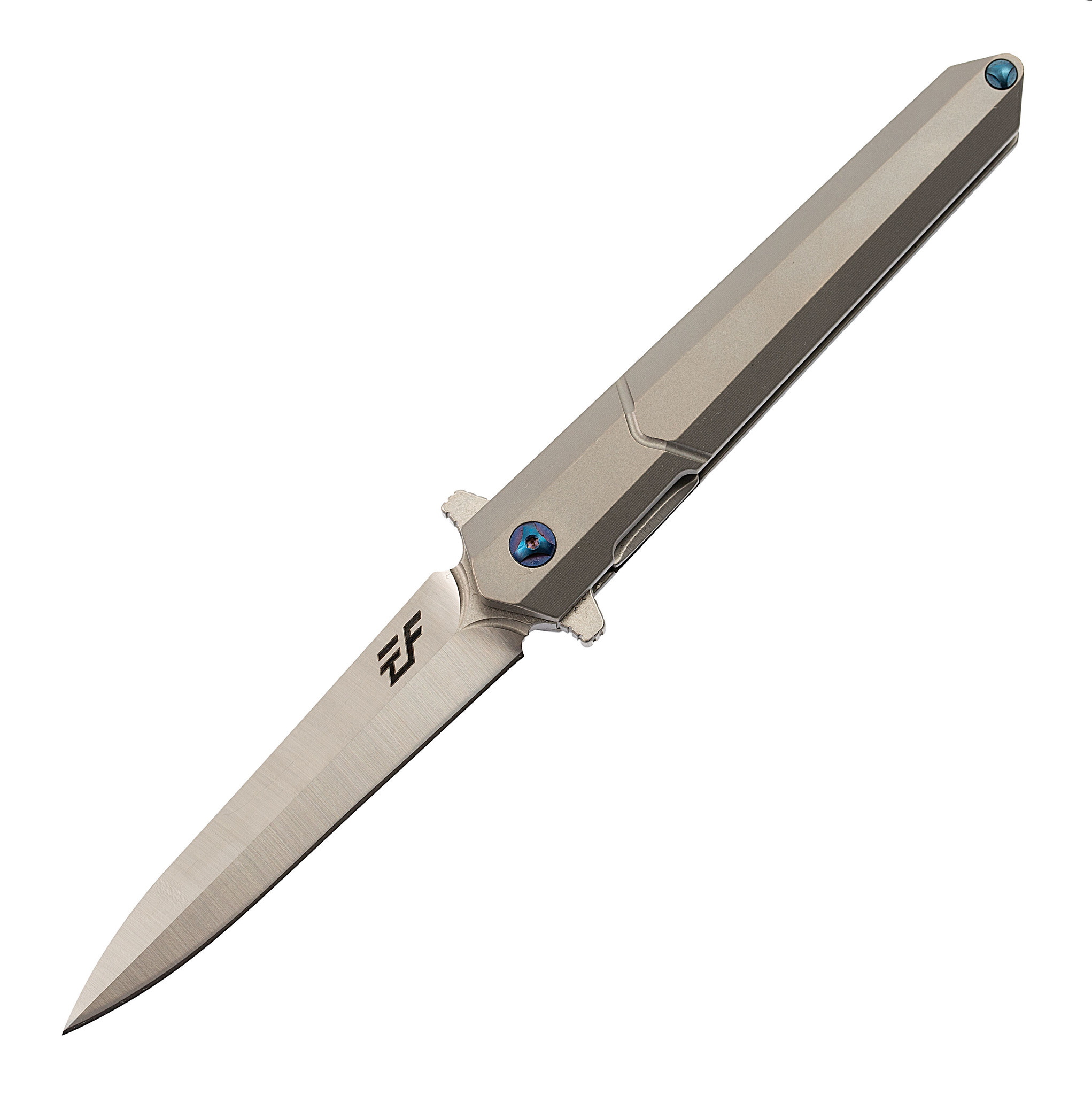 Складной нож Eafengrow EF940 светлый, сталь D2, титан - фото 1