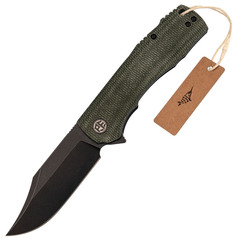 Фото Складной нож Petrified Fish Victor Green, сталь K110, рукоять микарта