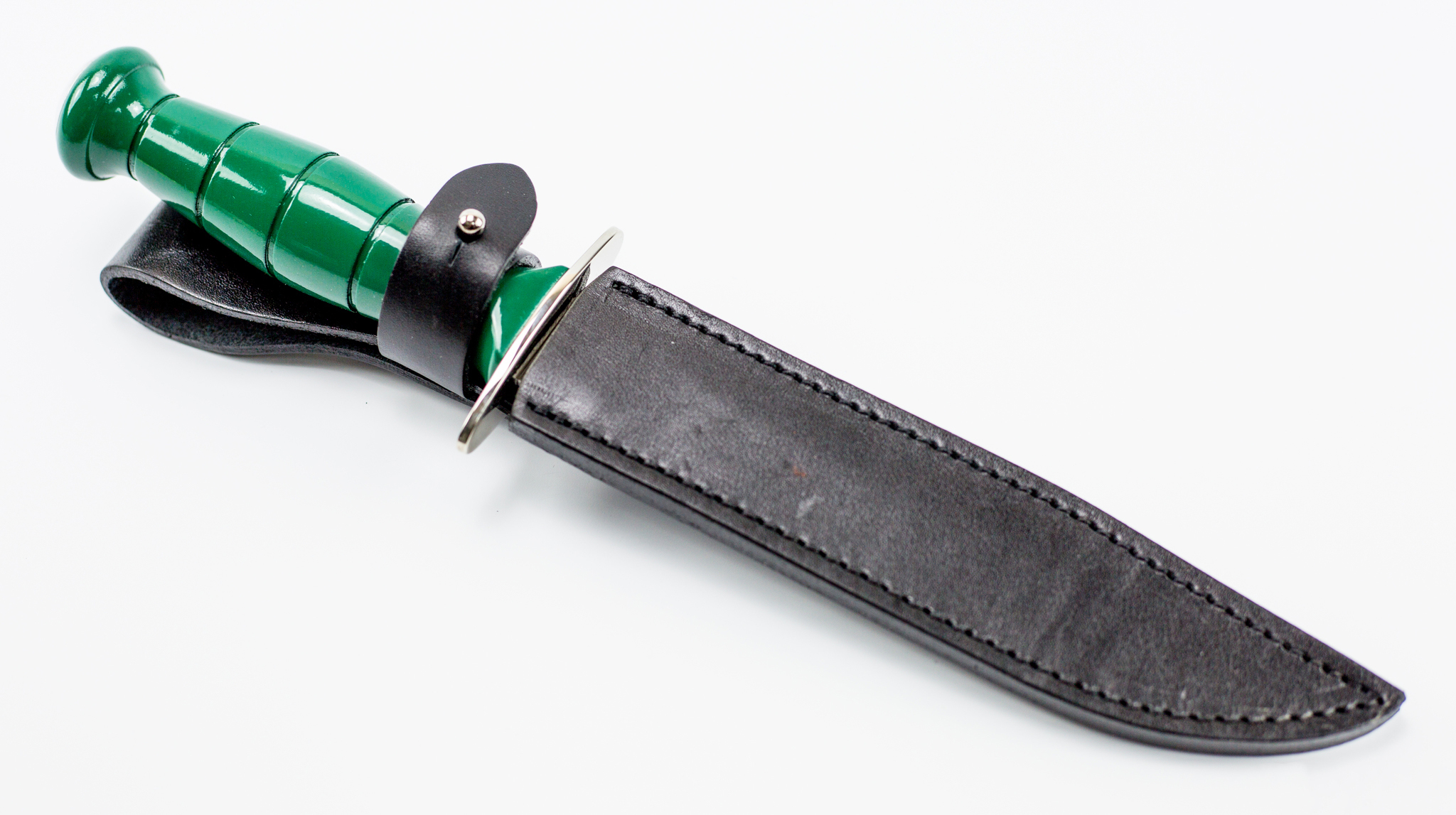 Нож «Вишня» НР- 43 зеленый, Златоуст - фото 6