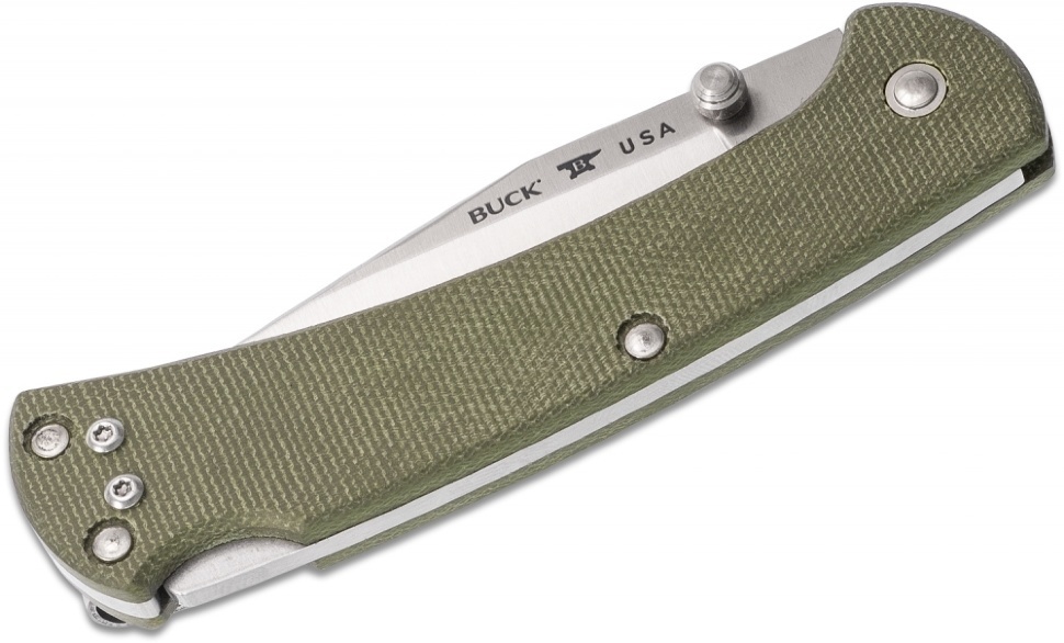 Складной нож Buck Ranger Slim Pro 0112ODS6, сталь S30V, рукоять микарта - фото 4