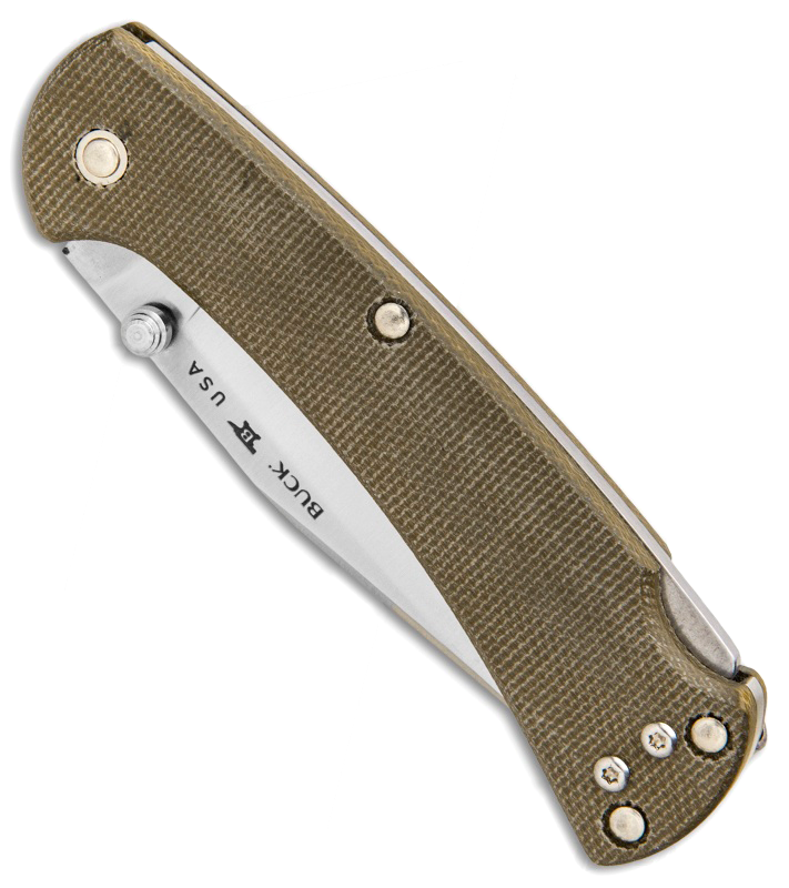 Складной нож Buck Ranger Slim Pro 0112ODS6, сталь S30V, рукоять микарта - фото 10
