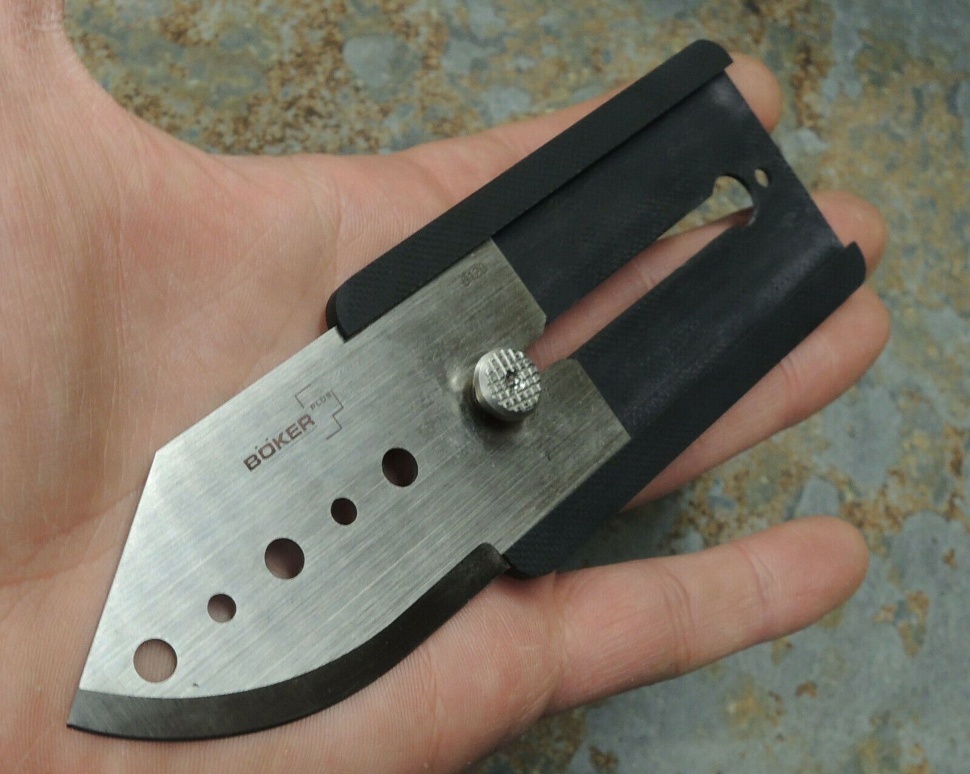 Нож складной Boker Plus John Kubasek Design Slyde-R, сталь 440C Satin Plain, рукоять стеклотекстолит G10, 01BO259 - фото 2
