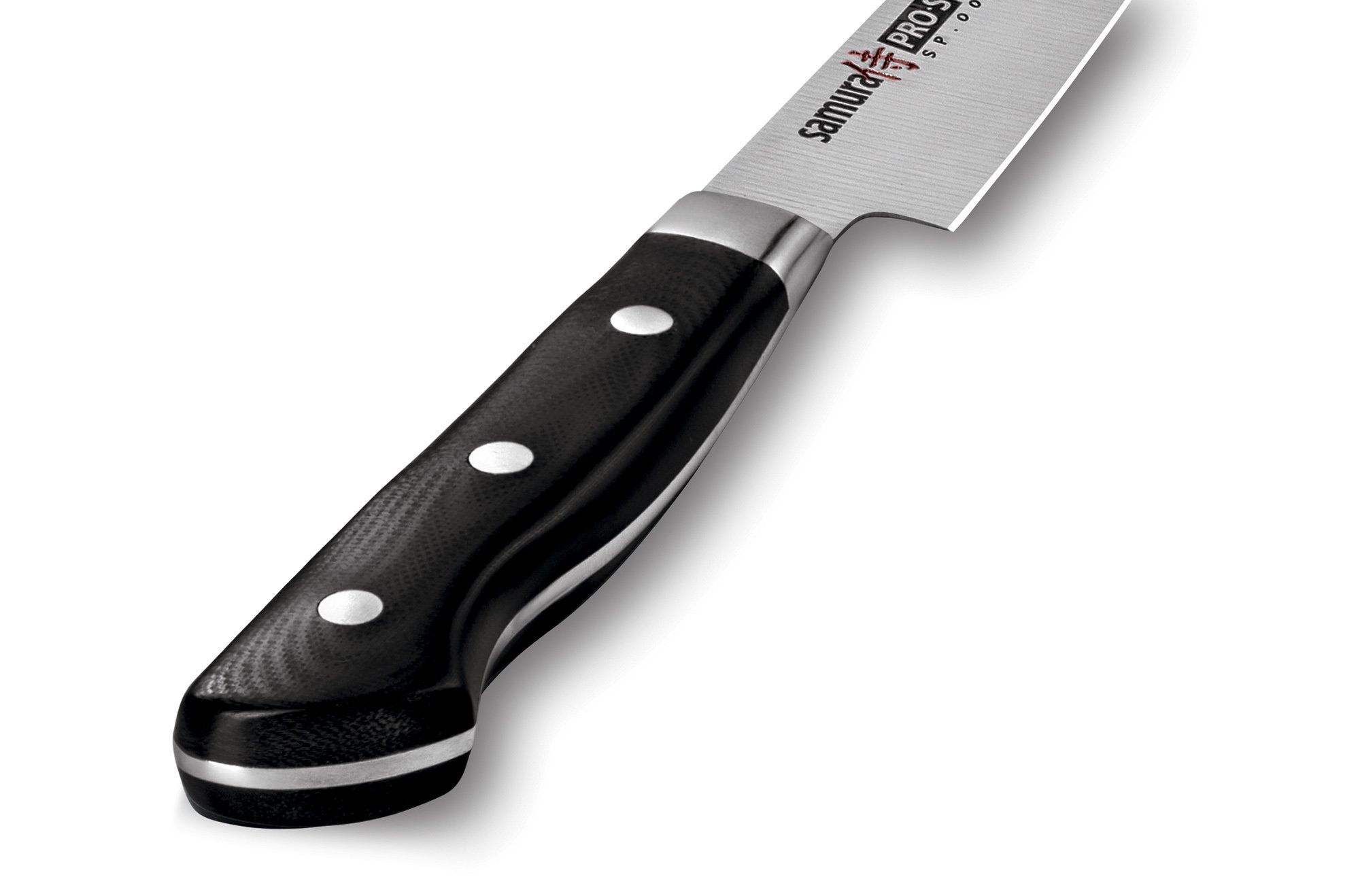 Нож кухонный Samura PRO-S универсальный - SP-0023, сталь AUS-8, рукоять G10, 145 мм - фото 5