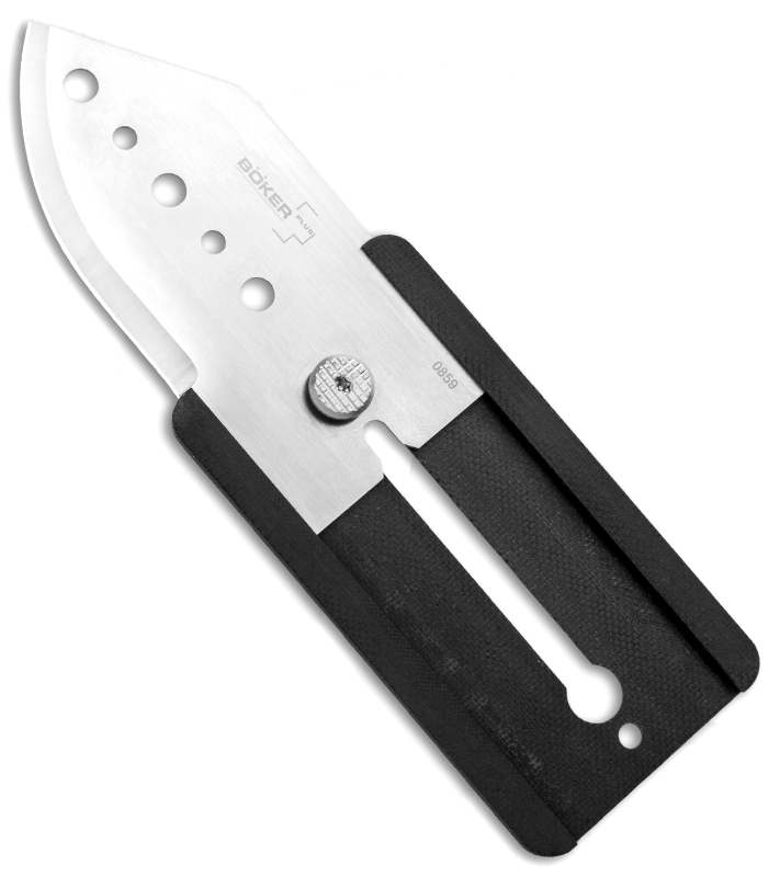 фото Нож складной boker plus john kubasek design slyde-r, сталь 440c satin plain, рукоять стеклотекстолит g10, 01bo259